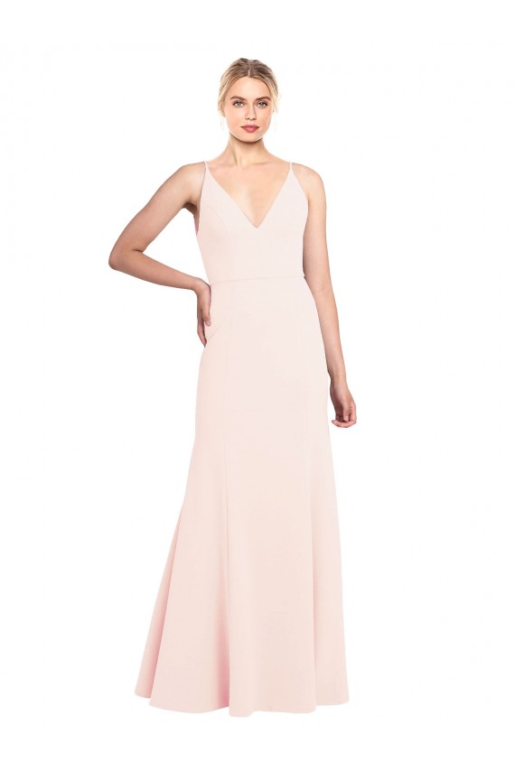 Pink High Neck Sleeveless V-Back A-Line Formal Evening Gown / Prom Dress / Bridesmaid Dress Edinburgh